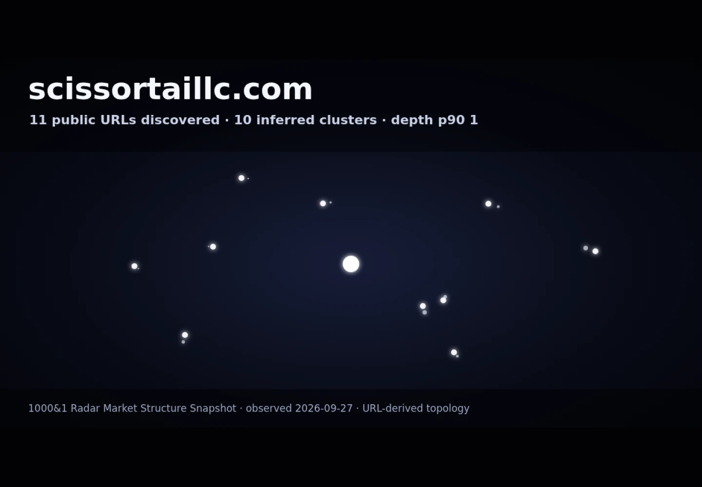 Scissortail Leather Association &middot; RADAR_GRAPH