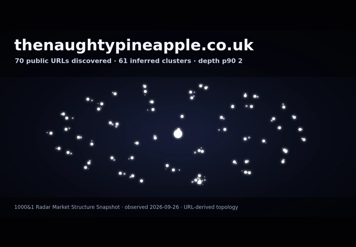 The Naughty Pineapple &middot; RADAR_GRAPH