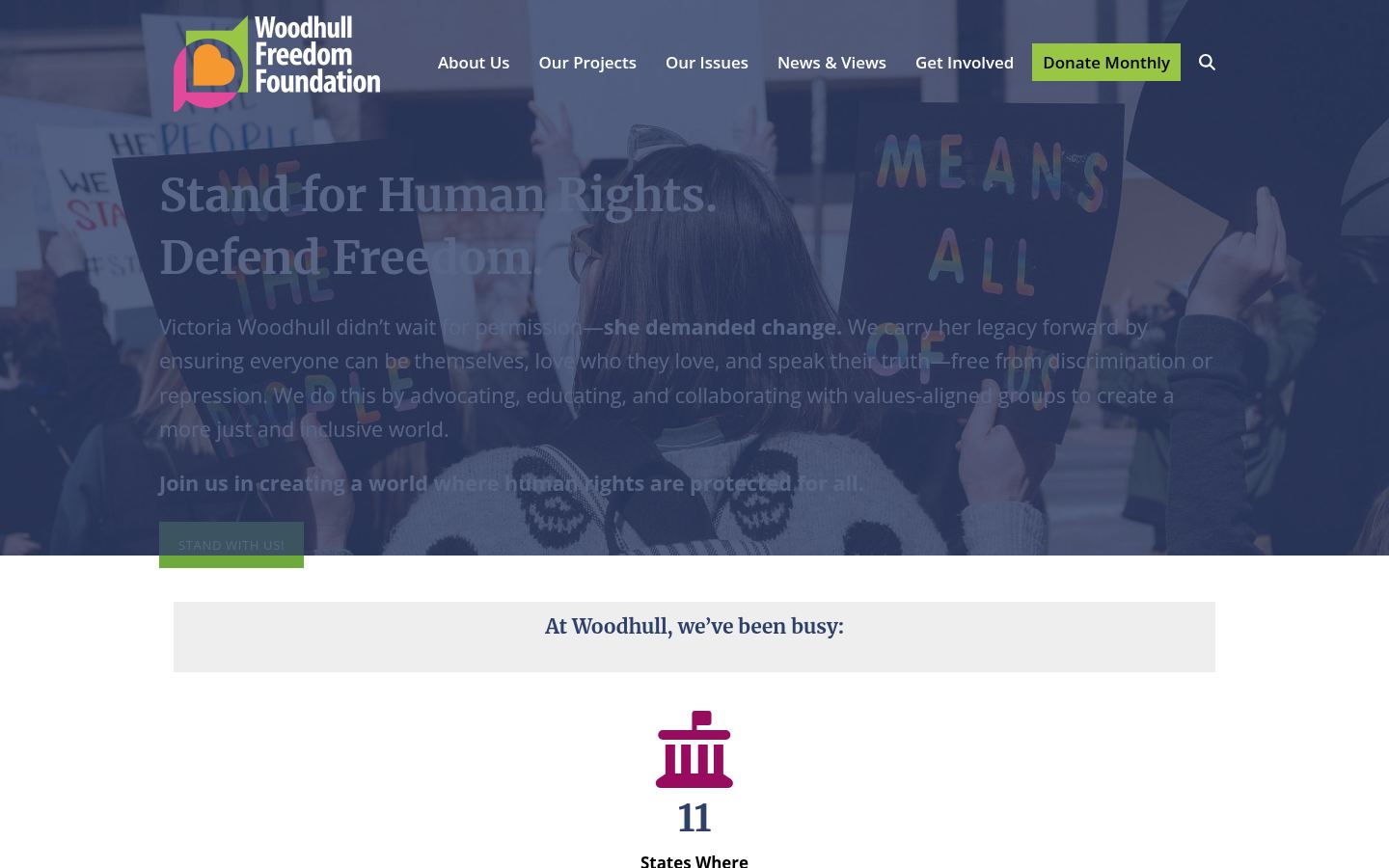 Woodhull Freedom Foundation &middot; HOMEPAGE_SCREENSHOT