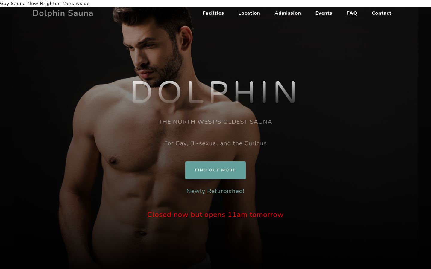 Dolphin Gay Sauna New Brighton Meseyside · HOMEPAGE_SCREENSHOT
