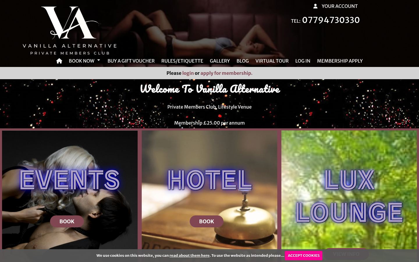The Vanilla Alternative &middot; HOMEPAGE_SCREENSHOT