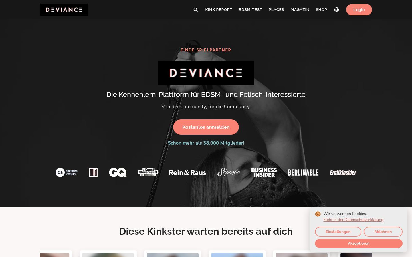 Deviance &middot; HOMEPAGE_SCREENSHOT