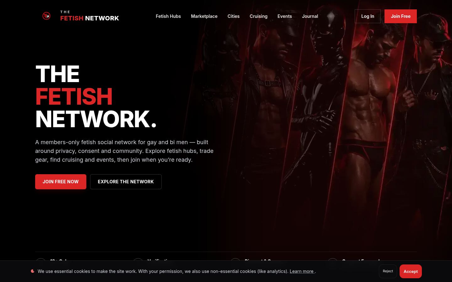 The Fetish Network &middot; HOMEPAGE_SCREENSHOT