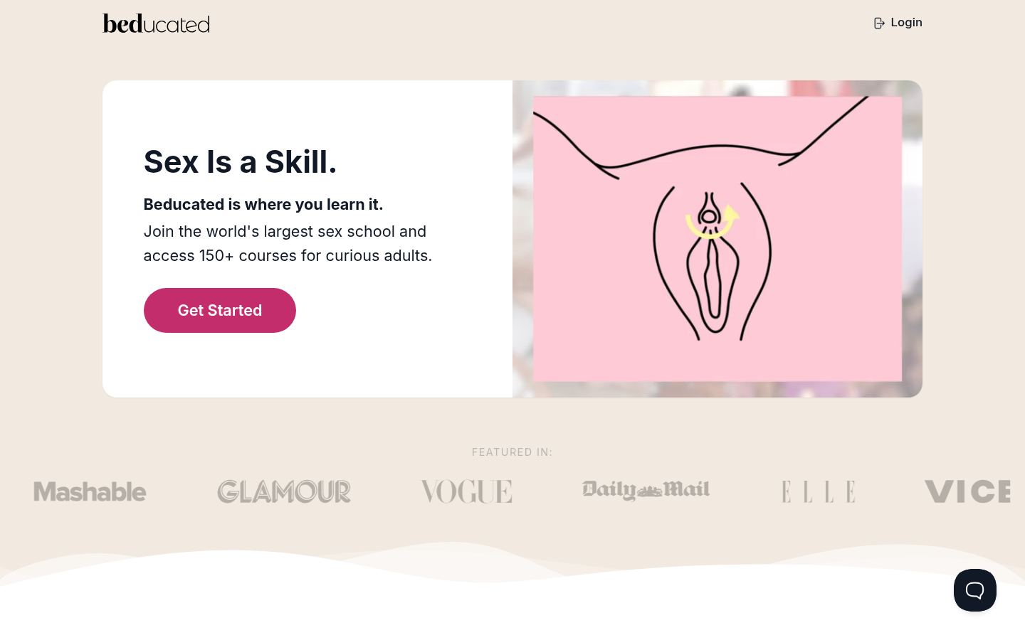Beducated · HOMEPAGE_SCREENSHOT
