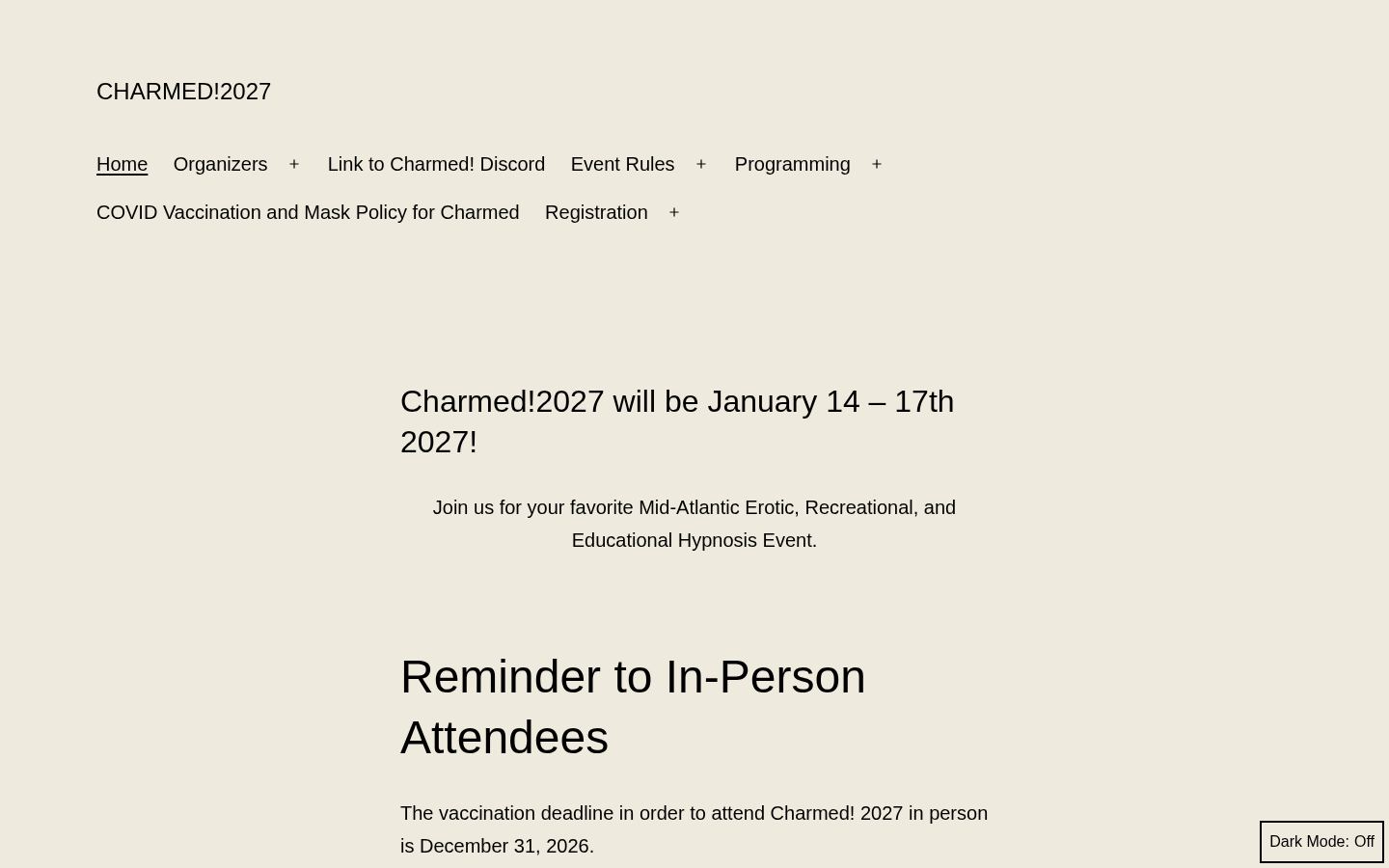 Charmed!2027 &middot; HOMEPAGE_SCREENSHOT