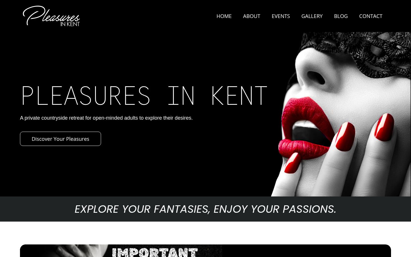 Pleasures in Kent &middot; HOMEPAGE_SCREENSHOT
