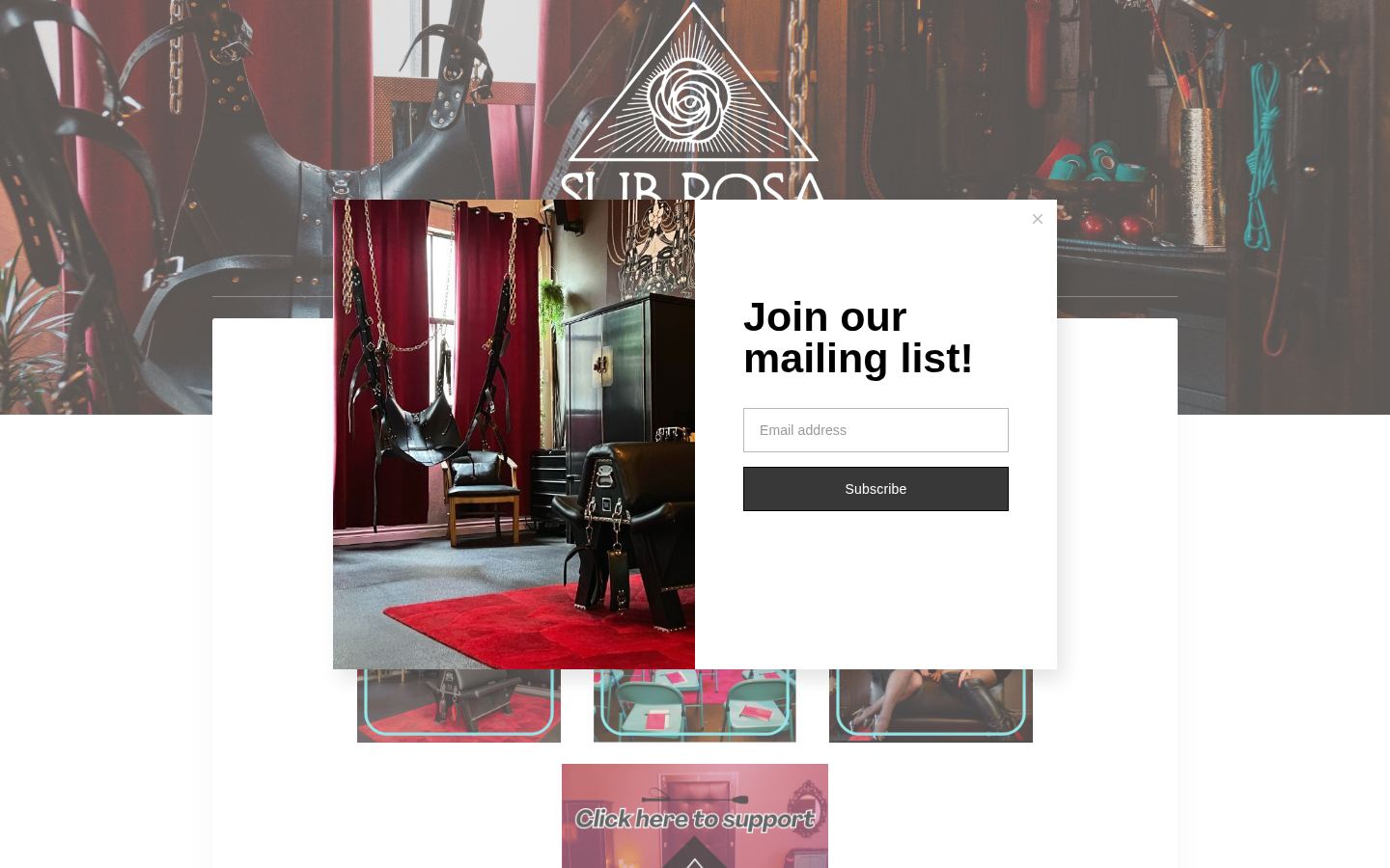 Sub Rosa PDX &middot; HOMEPAGE_SCREENSHOT