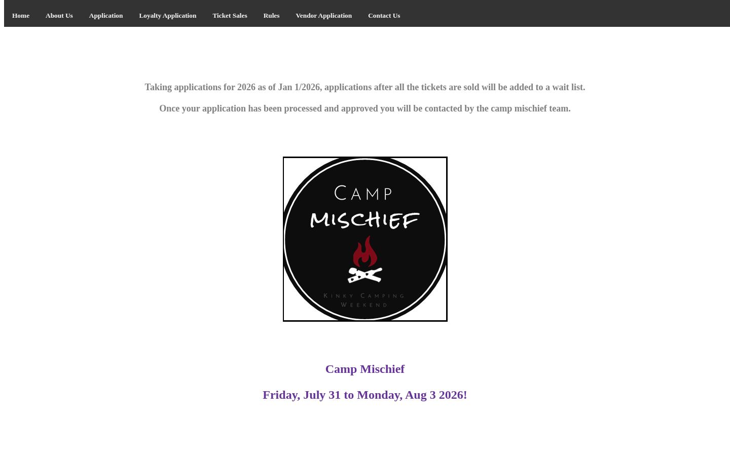 campmischief.com &middot; HOMEPAGE_SCREENSHOT