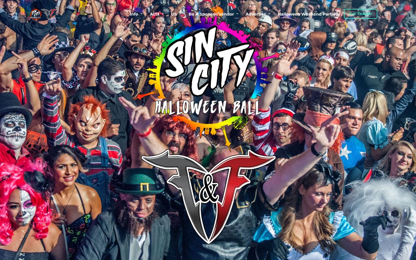Sin City Halloween Ball &middot; HOMEPAGE_SCREENSHOT