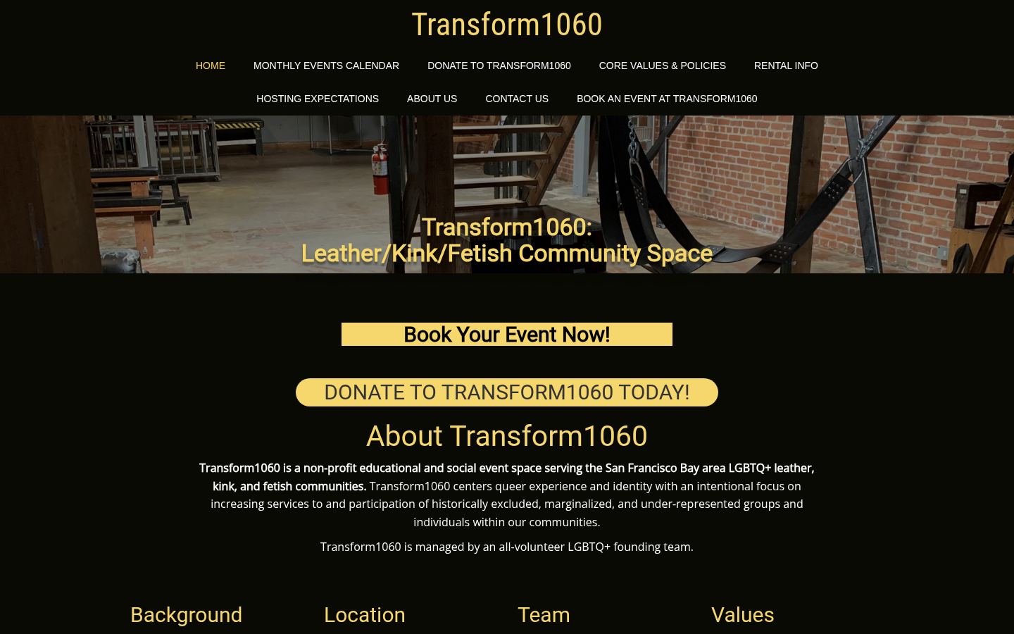 Transform1060 Leather Community Space &middot; HOMEPAGE_SCREENSHOT