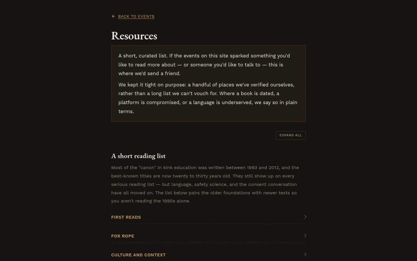 141 Kinks Events &middot; HOMEPAGE_SCREENSHOT