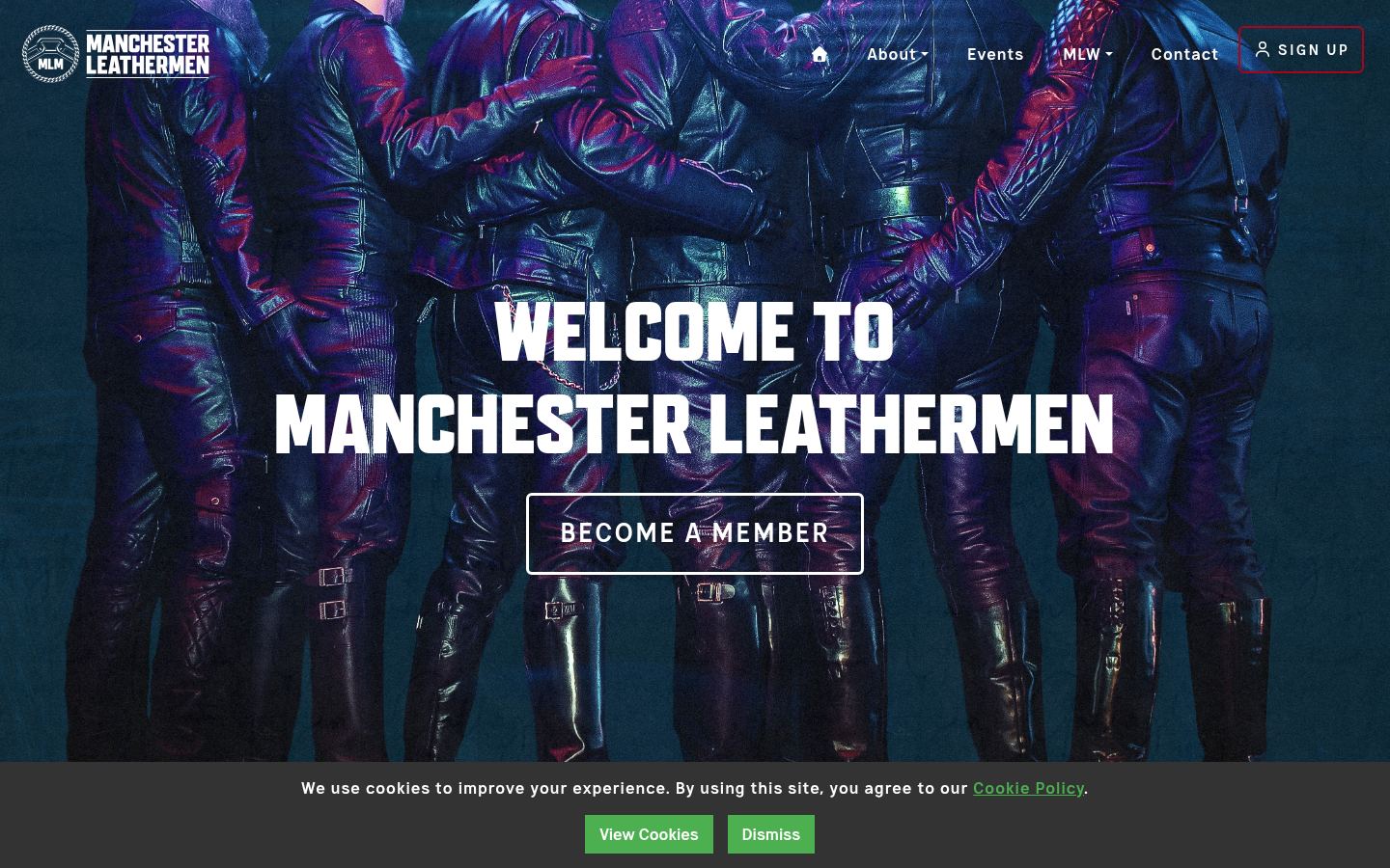 Manchester Leathermen &middot; HOMEPAGE_SCREENSHOT