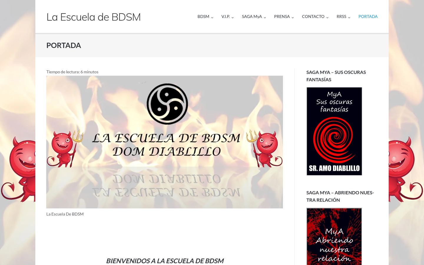 La Escuela de BDSM - &middot; HOMEPAGE_SCREENSHOT