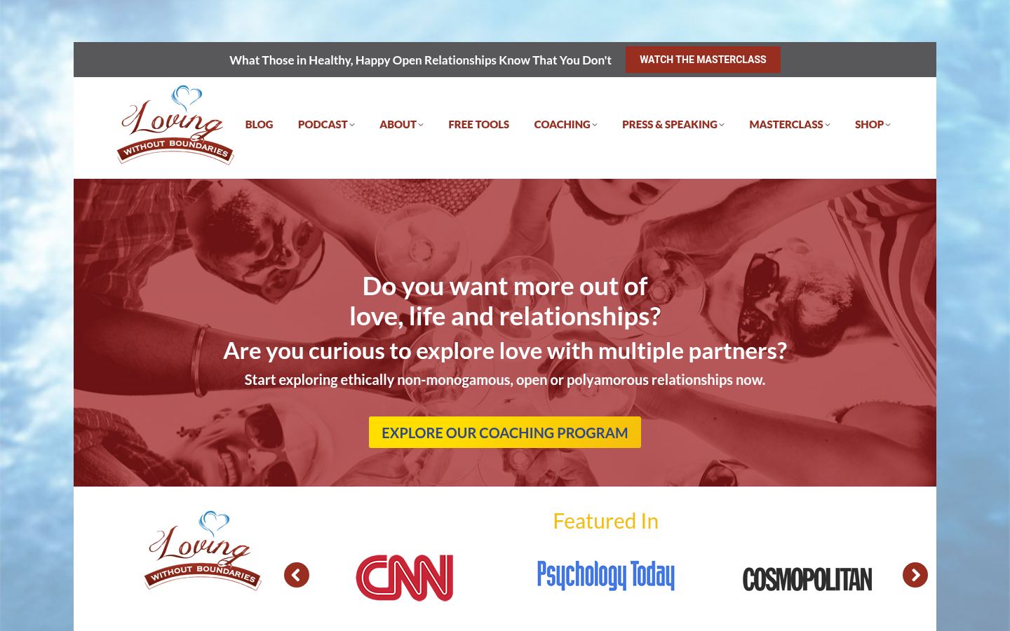 Loving Without Boundaries &middot; HOMEPAGE_SCREENSHOT