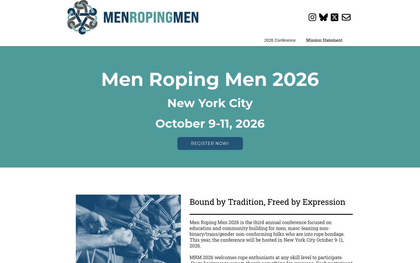Men Roping Men 2026 &middot; HOMEPAGE_SCREENSHOT
