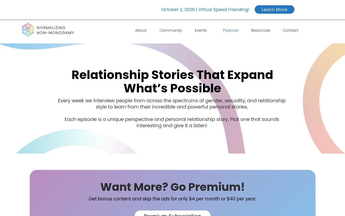 Interviews in Non-Monogamy and Beyond!