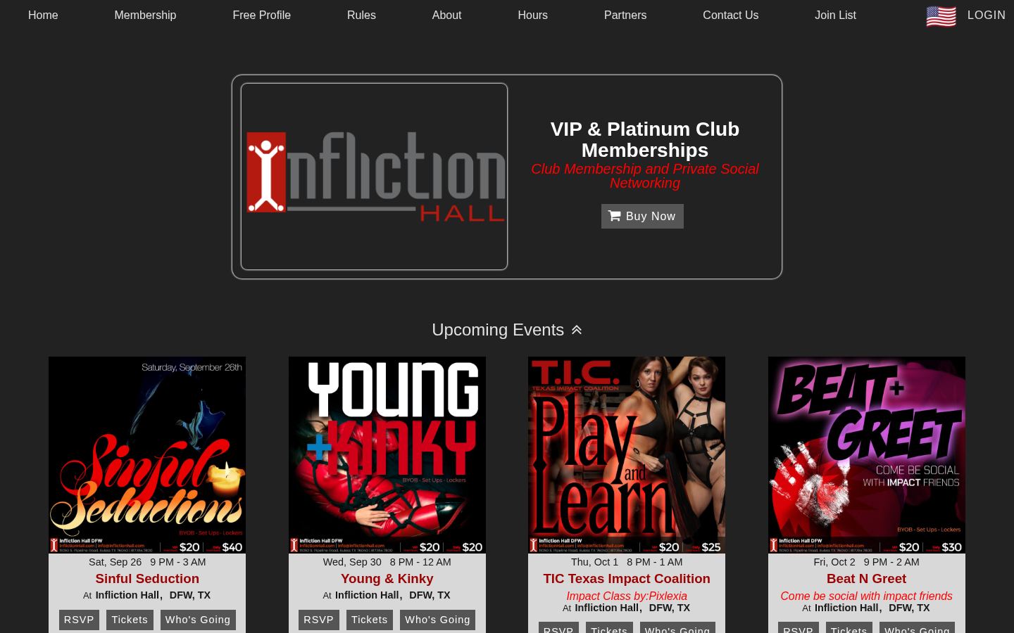 Infliction Hall &middot; HOMEPAGE_SCREENSHOT