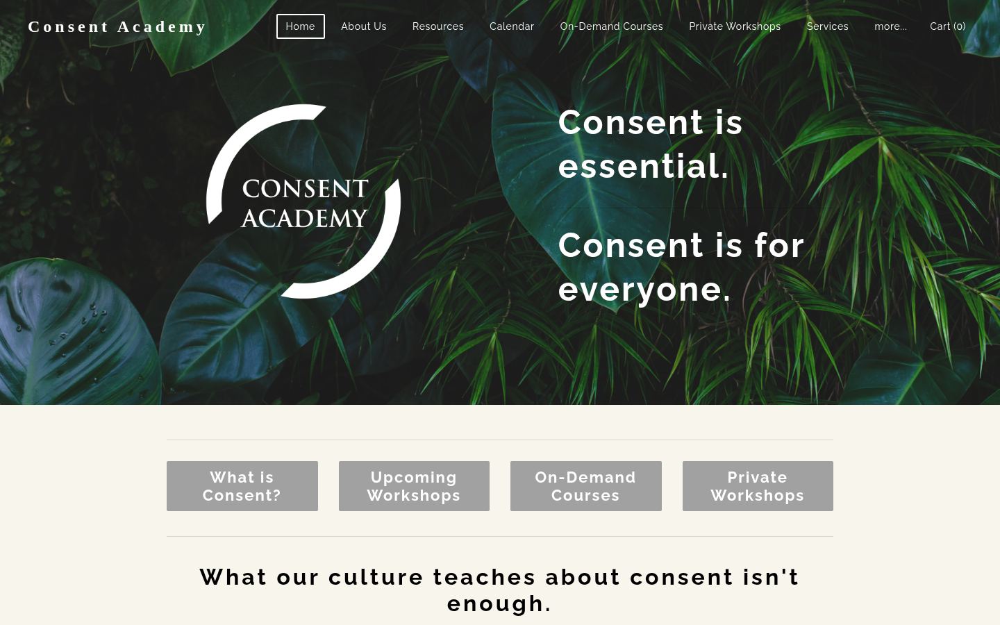 Consent Academy &middot; HOMEPAGE_SCREENSHOT