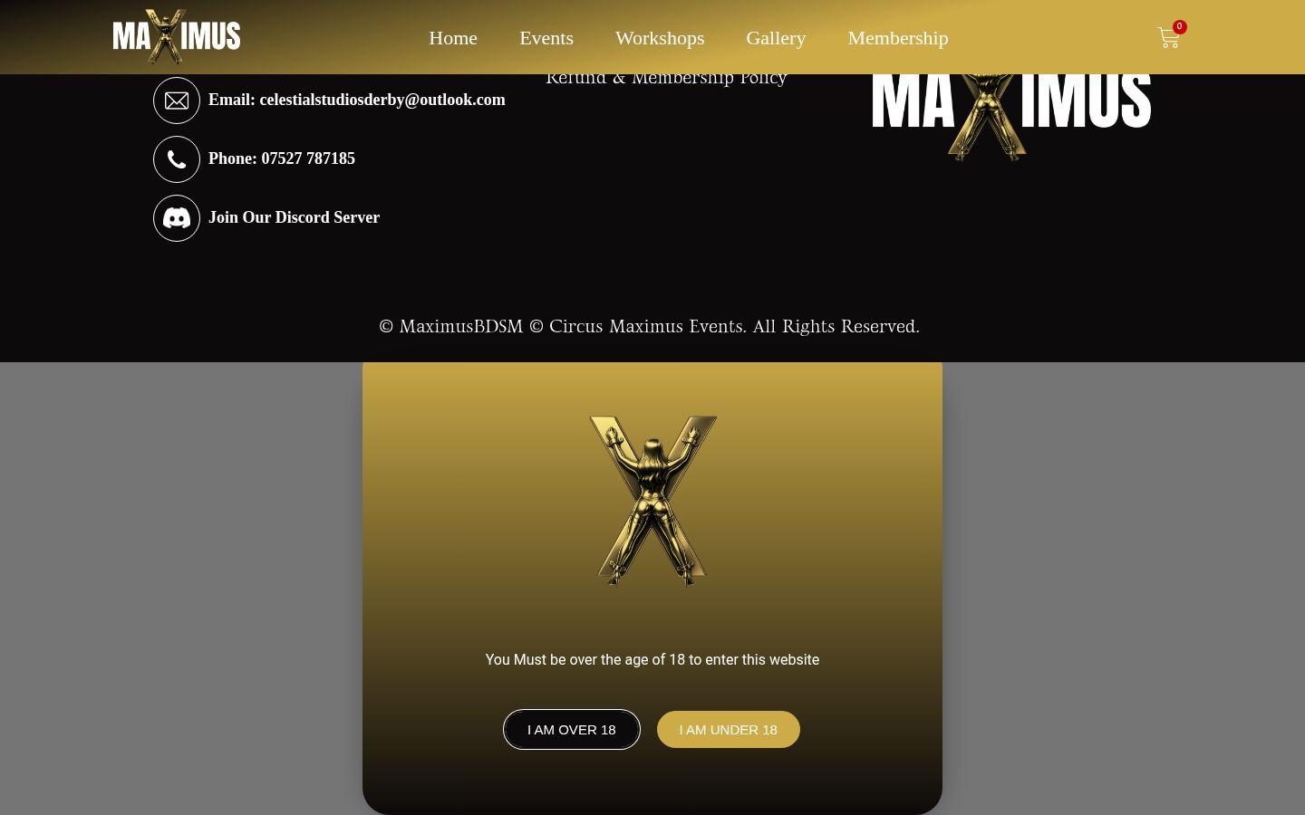 MAXIMUS &middot; HOMEPAGE_SCREENSHOT