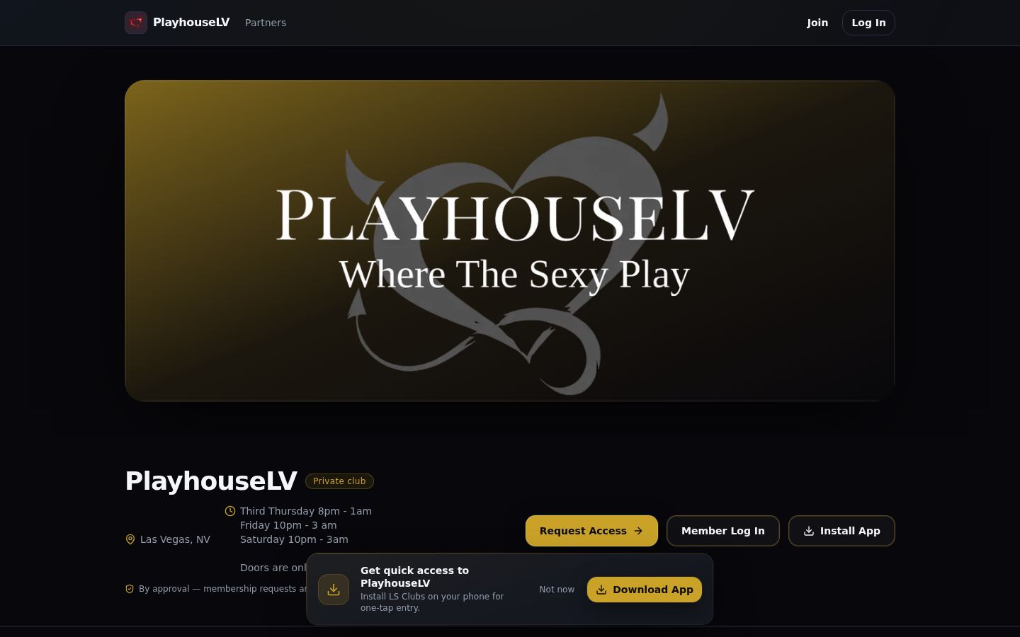 PlayhouseLV · LS Clubs · HOMEPAGE_SCREENSHOT