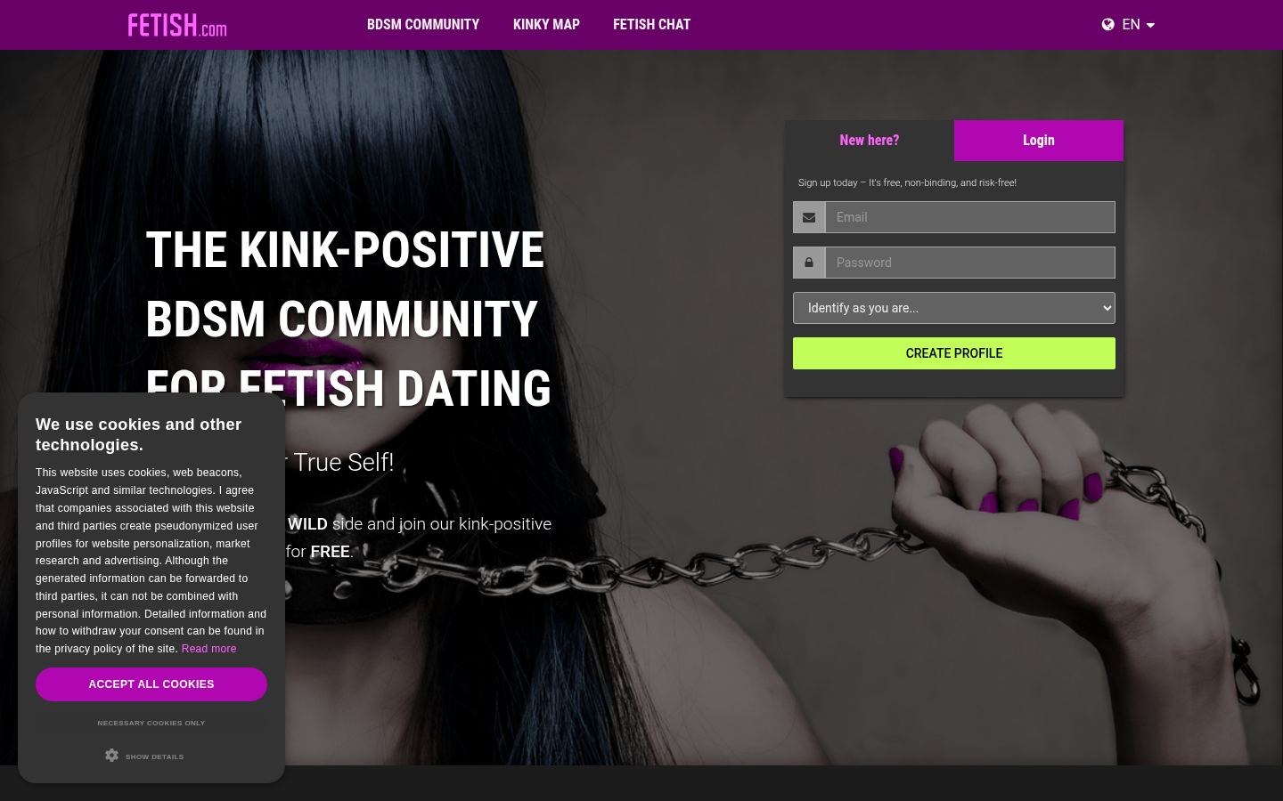 Fetish.com &middot; HOMEPAGE_SCREENSHOT