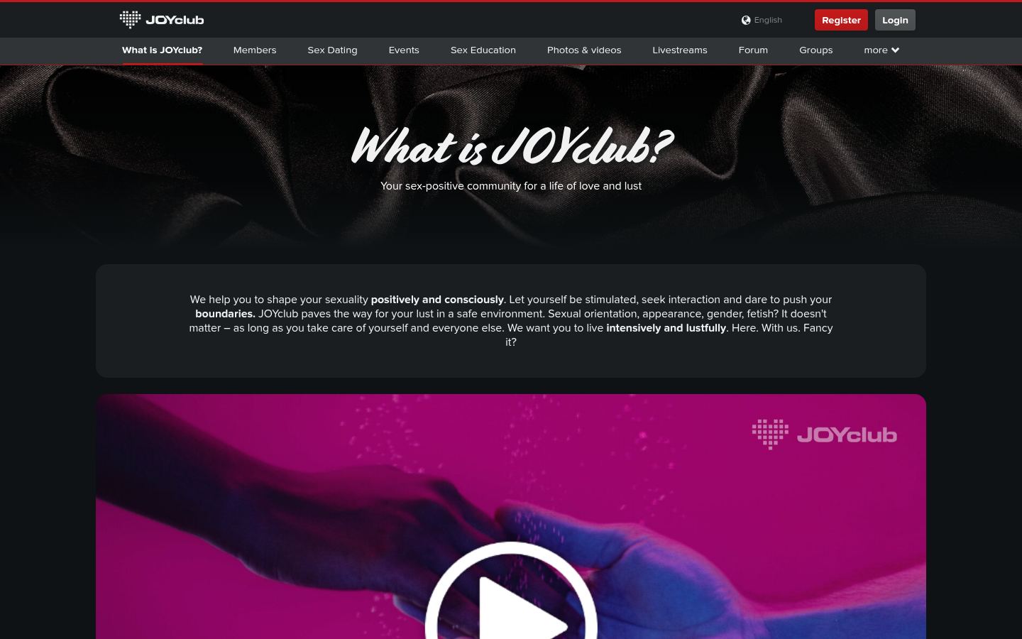 JOYclub &middot; HOMEPAGE_SCREENSHOT