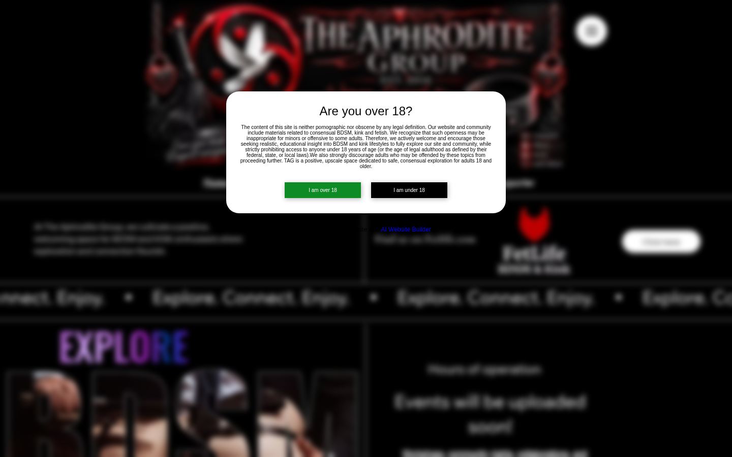 The Aphrodite Group LLC &middot; HOMEPAGE_SCREENSHOT