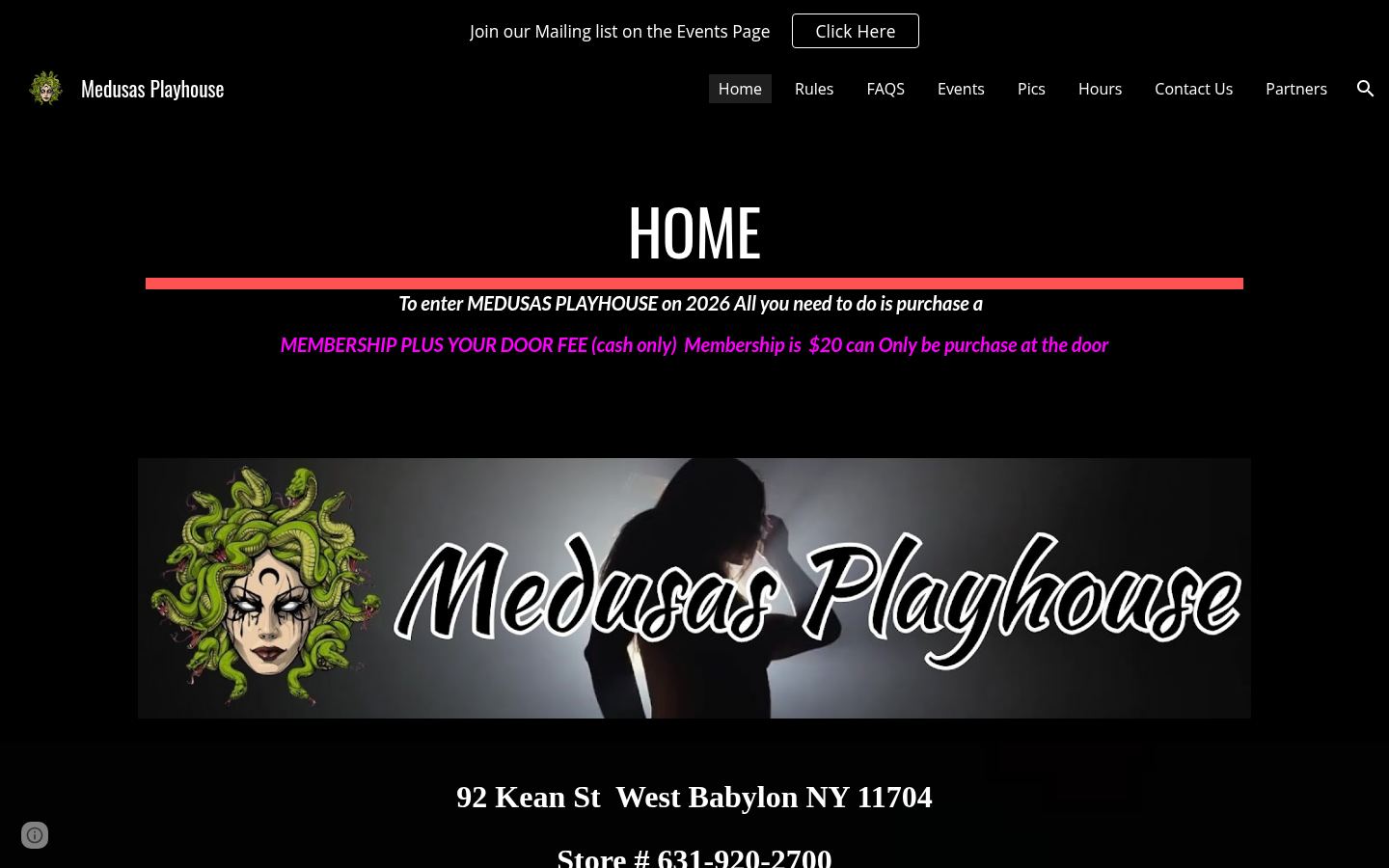 Medusa's Playhouse &middot; HOMEPAGE_SCREENSHOT
