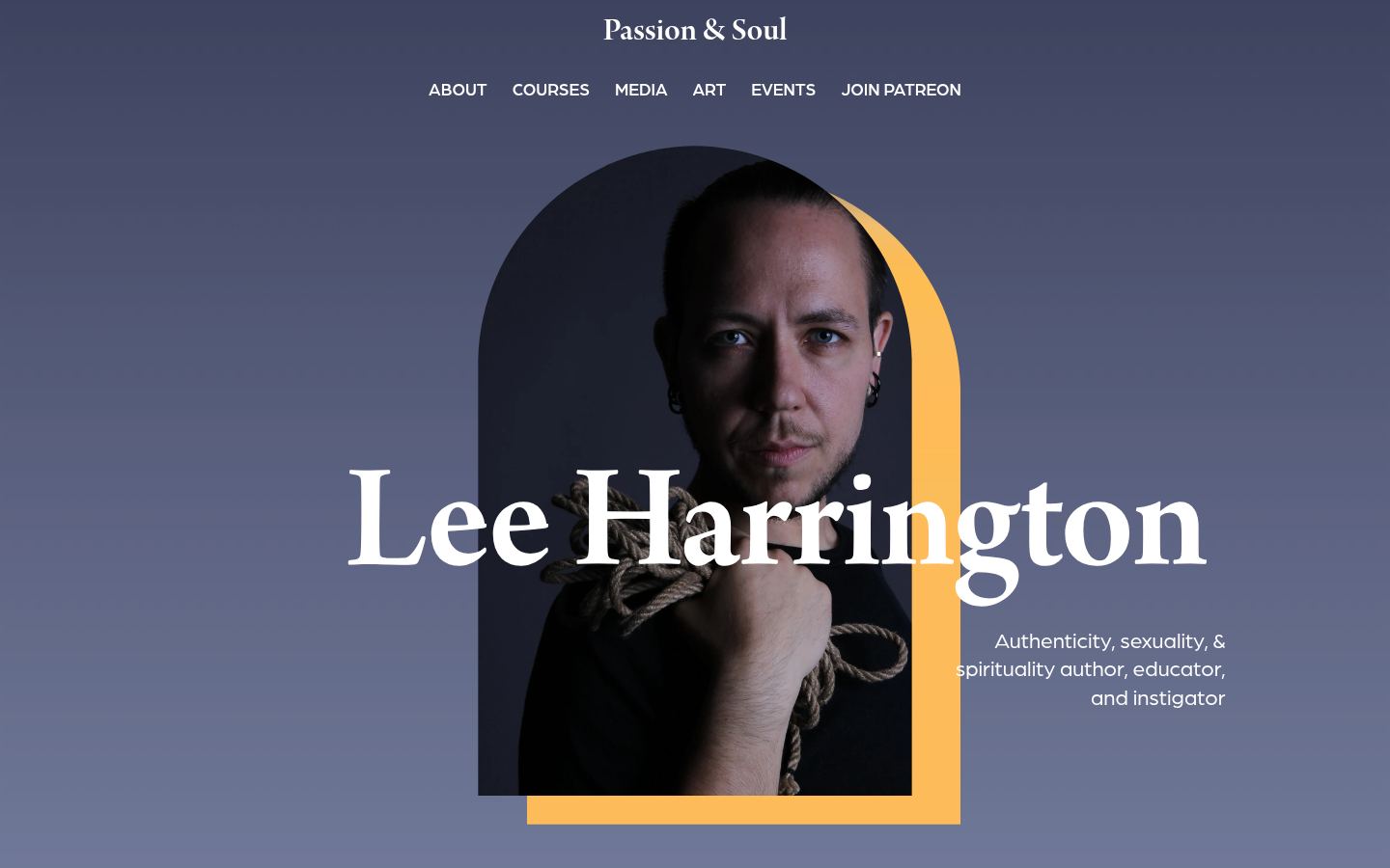 Passion & Soul &middot; HOMEPAGE_SCREENSHOT