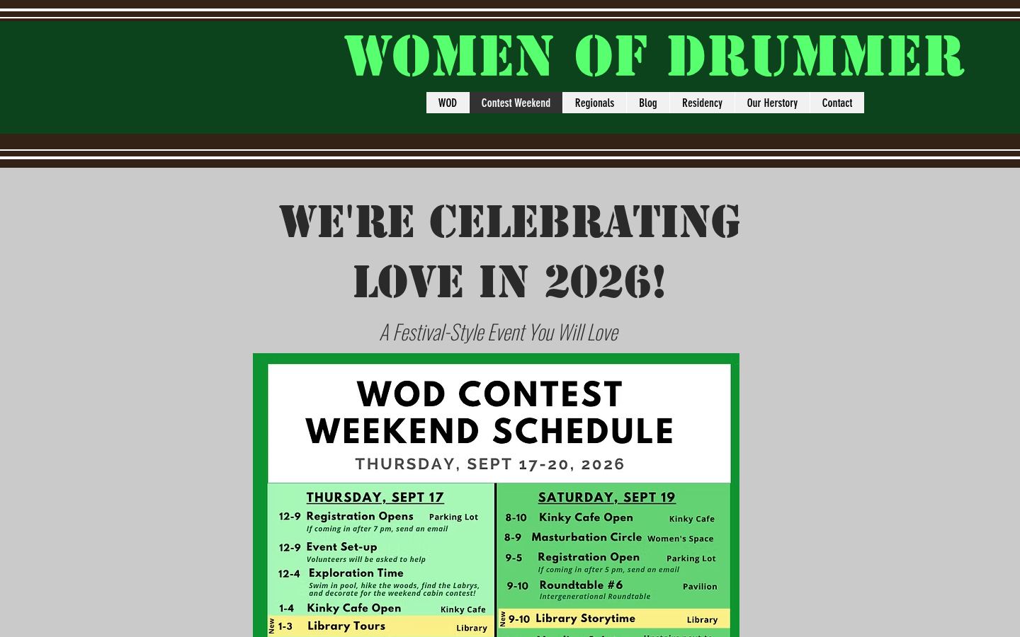 Women of Drummer| Contest &middot; HOMEPAGE_SCREENSHOT