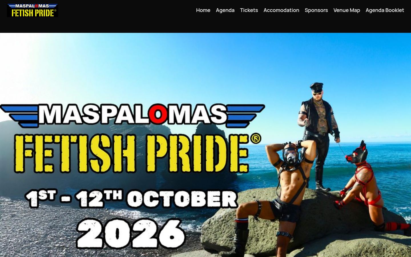 Maspalomas Fetish Pride &middot; HOMEPAGE_SCREENSHOT