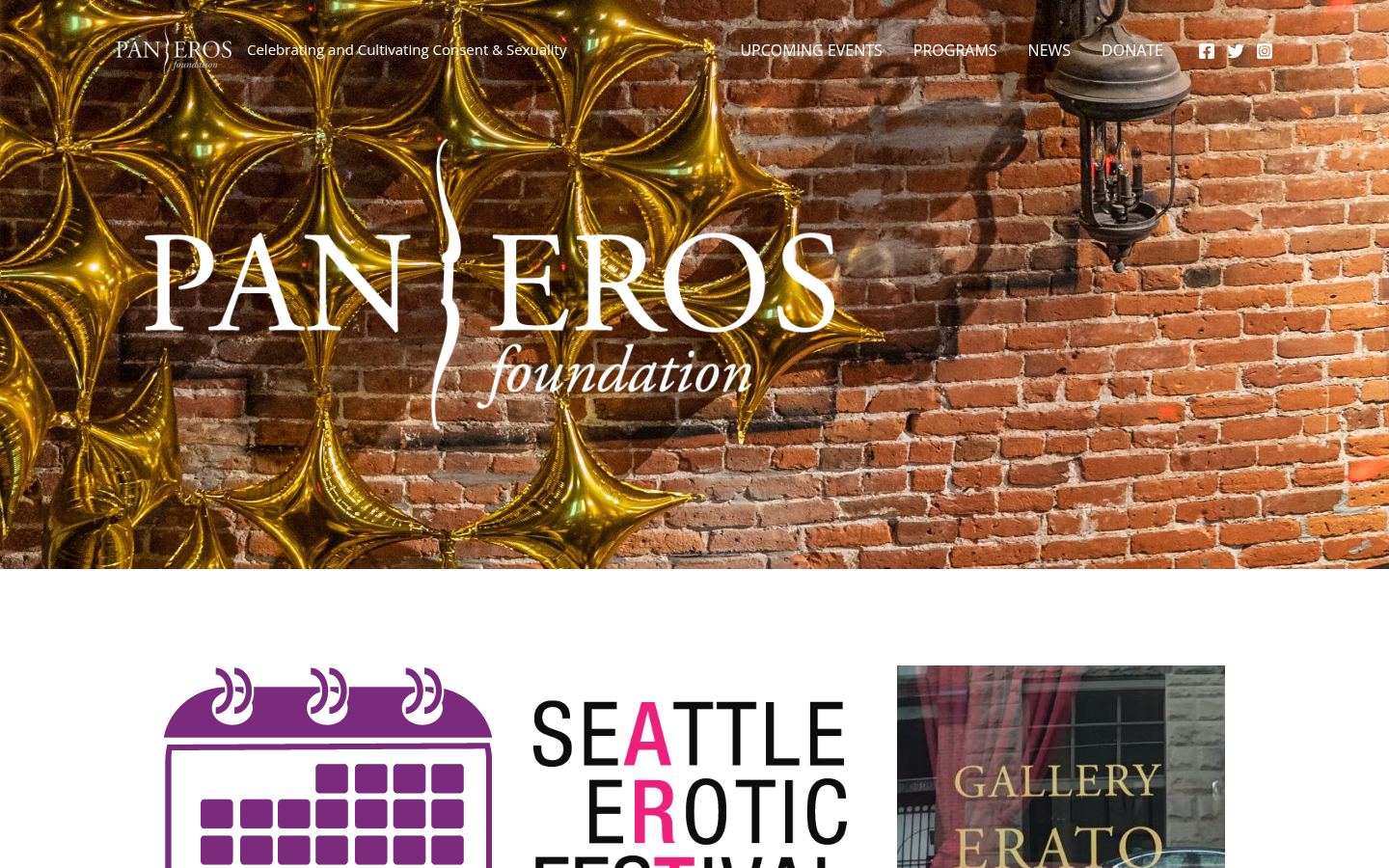 Pan-Eros Foundation &middot; HOMEPAGE_SCREENSHOT